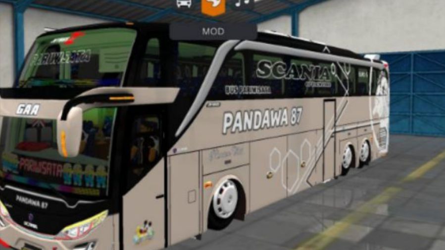 Mod Bussid Bus Pandawa 87 JB2 Tronton