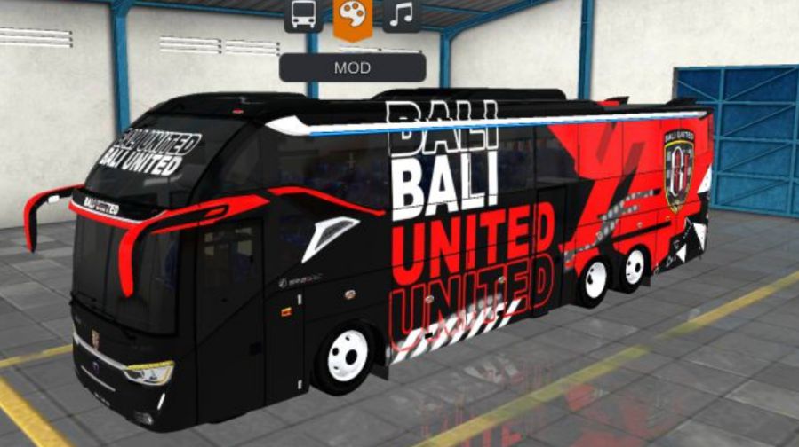 Mod Bussid Bus Bali United SR2 K420