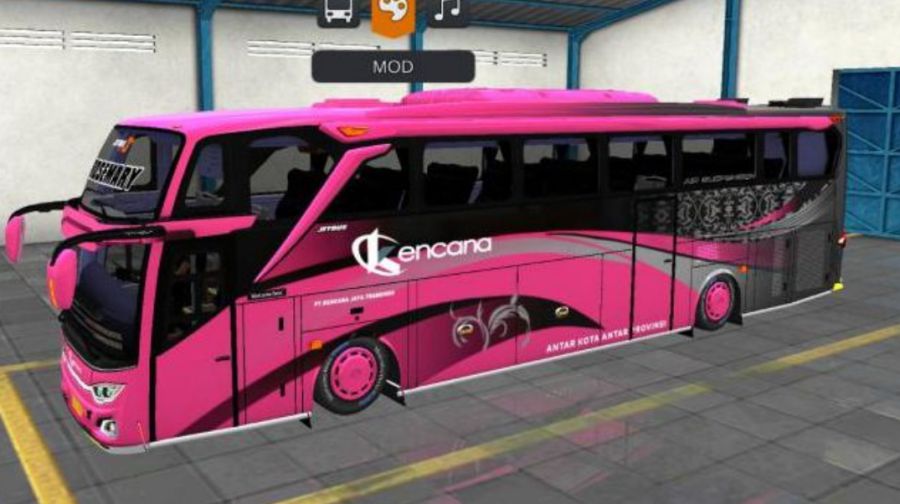 Mod Bussid Bus Kencana JB3+ SHD Mercy O500R