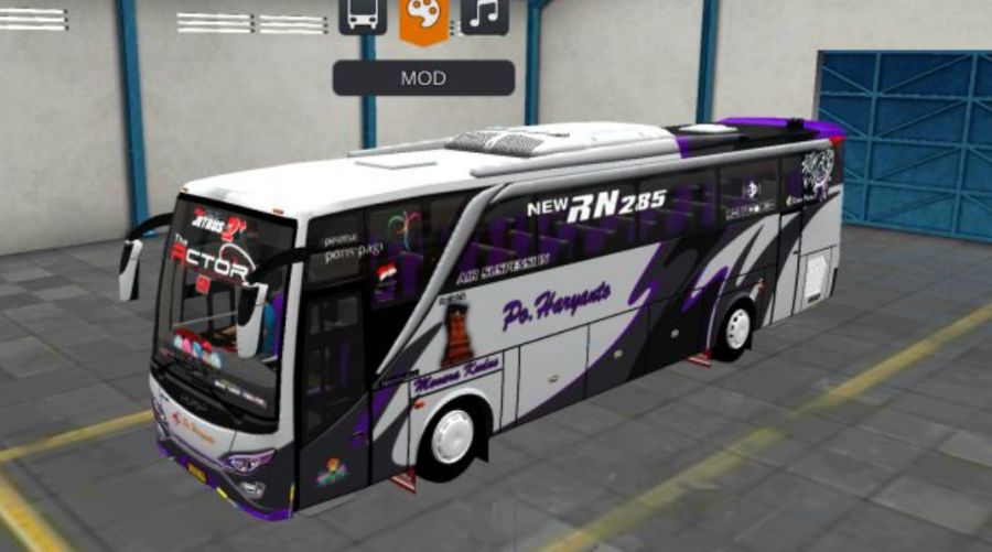 Mod Bussid Bus JB2HD Haryanto