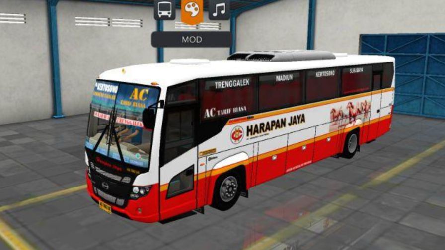 Mod Bussid Bus Harapan Jaya Scorpion King