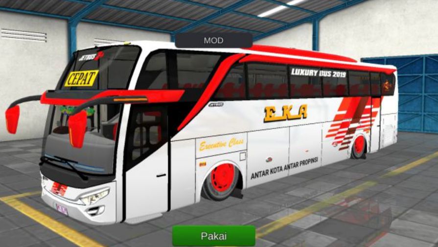 Mod Bussid Bus JB2+ HD Double Glass