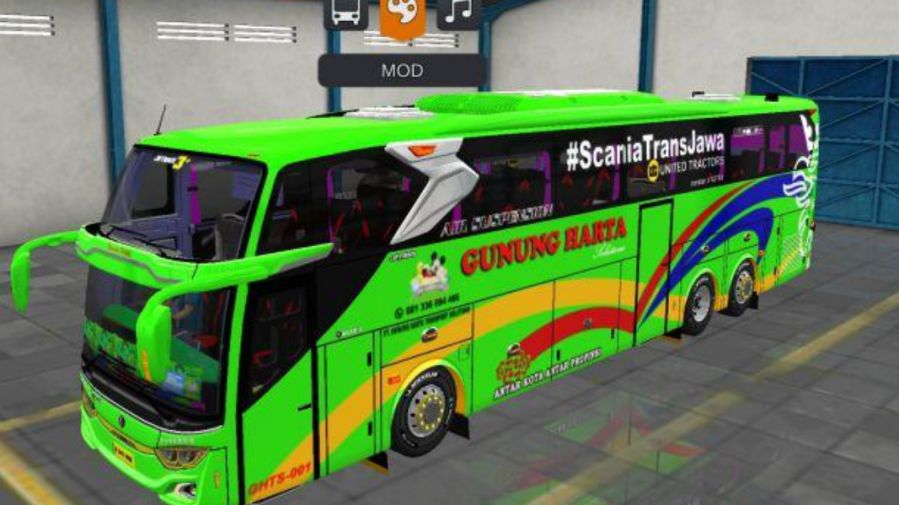 Mod Bussid Bus Gunung Harta SD-V Alcoa