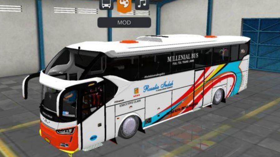 Mod Bussid Bus Rosalia Indah SR2 XHD