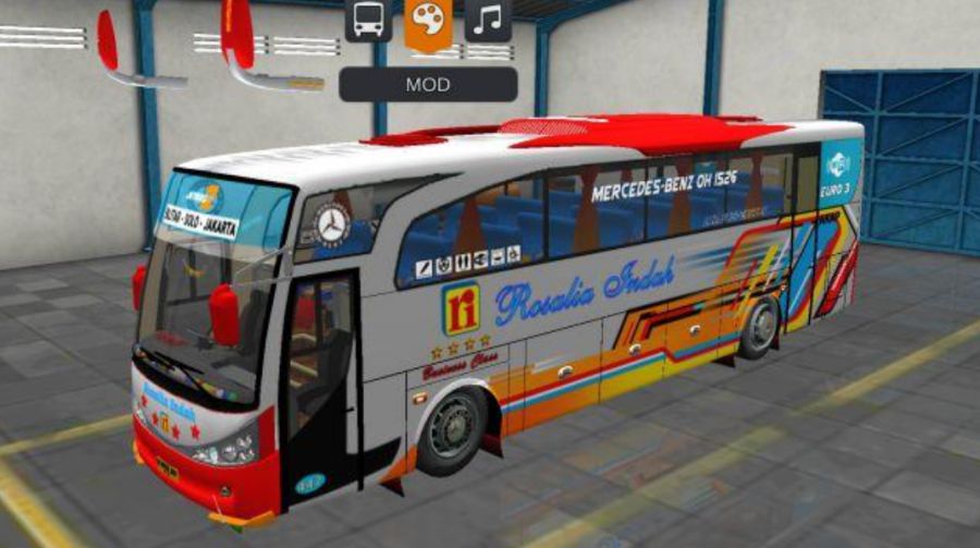 Mod Bussid Bus Rosalia Indah Marcopolo