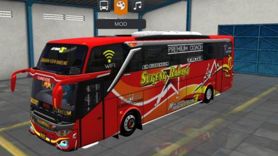 Mod Bussid Bus Sugeng Rahayu JB3+