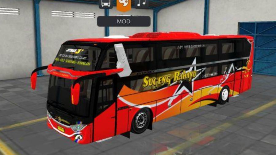 Mod Bussid Bus Sugeng Rahayu Dream Coach