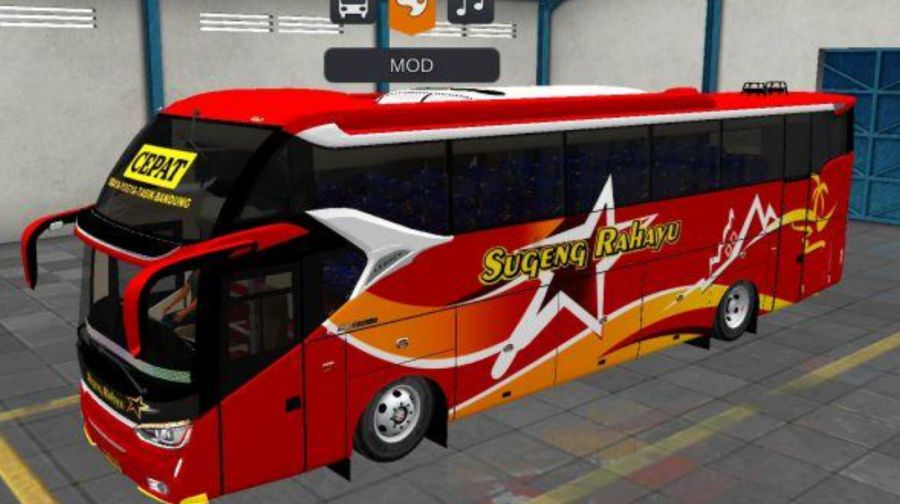 Mod Bussid Bus Sugeng Rahayu SR2 XHD Prime