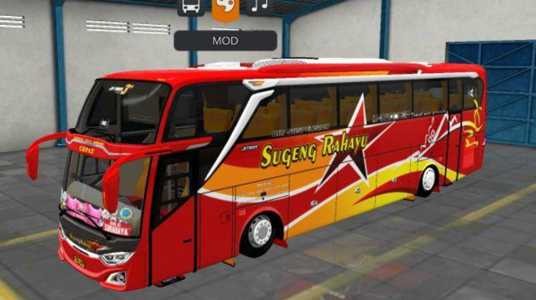 Mod Bussid Bus Sugeng Rahayu JB3+ SHD