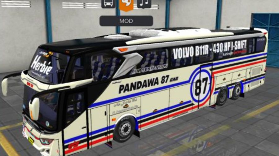 Mod Bussid Bus SHD Volovo B11R