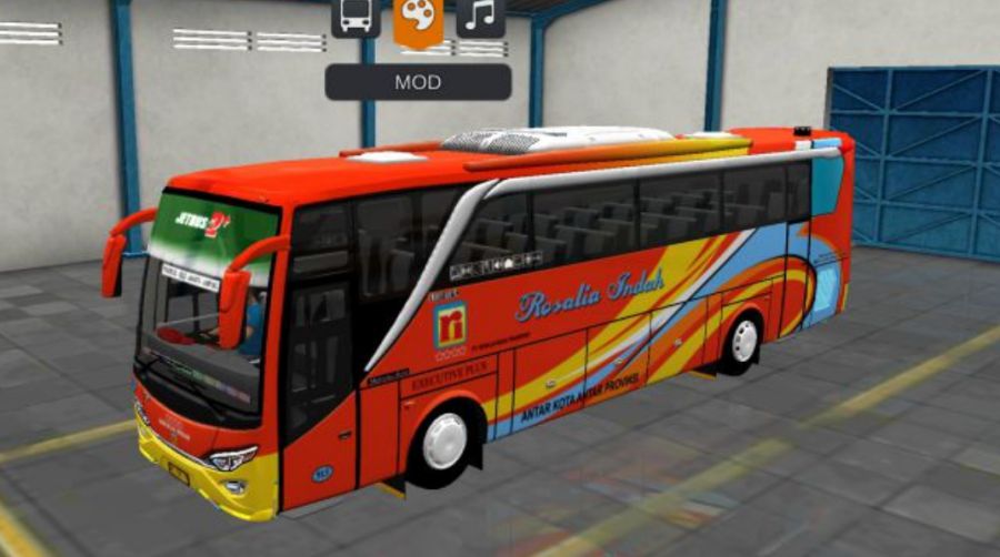 Mod Bussid Bus AKAP Rosalia Indah JB2HD