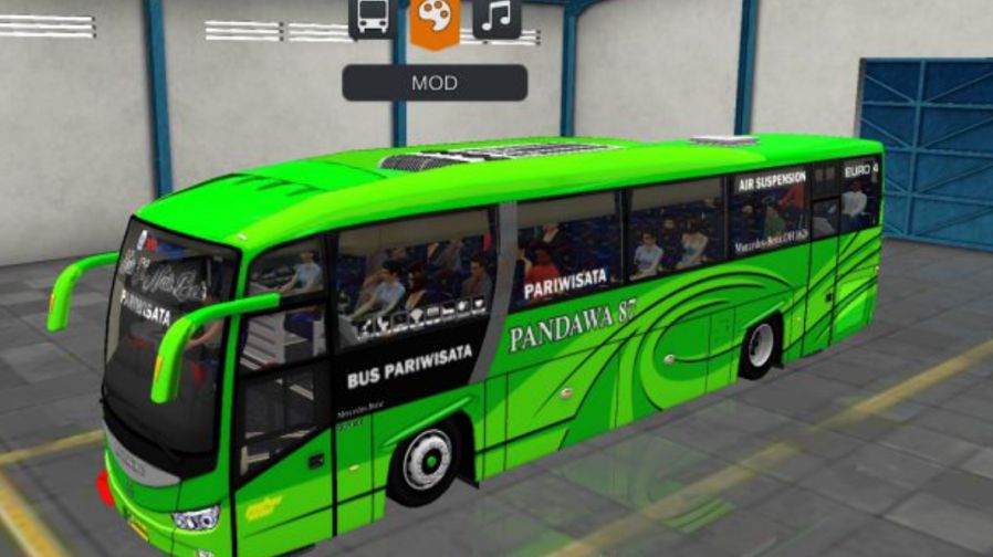 Mod Bussid Bus AKAP Pandawa 87 Evonext