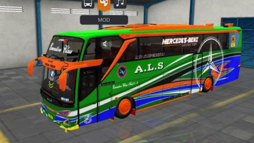 Mod Bussid Bus ALS JB3+ Mercy O500R