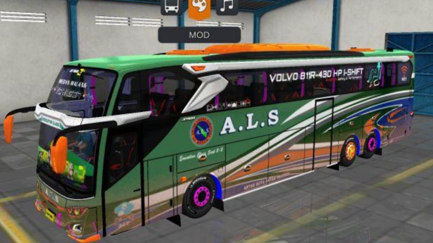 Mod Bussid Bus JB3+ Volvo Tronton B11R ALS