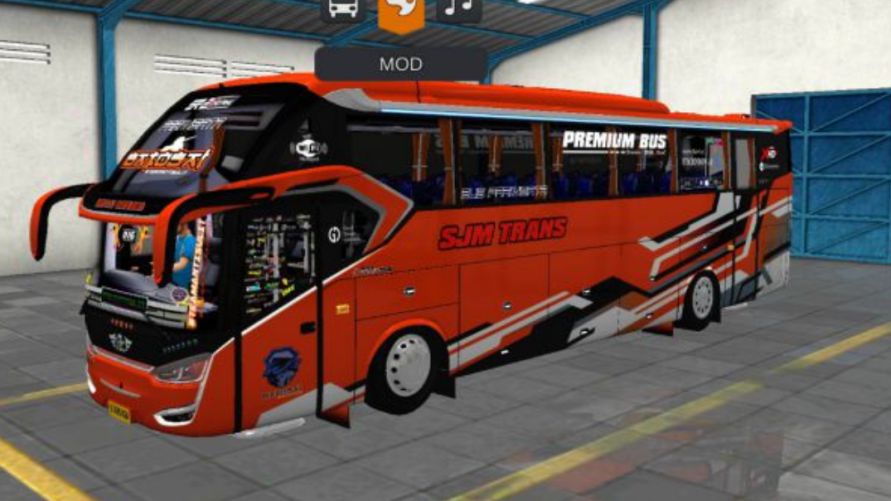 Mod Bussid Bus SR2 XHD Gen3 SJM Trans