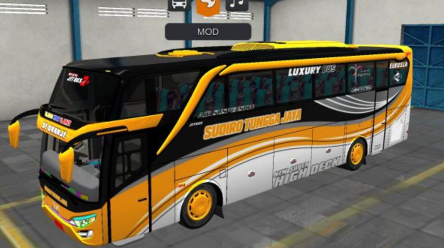 Mod Bussid Bus ZTOM Sudiro Tungga Jaya SHD De Oranje