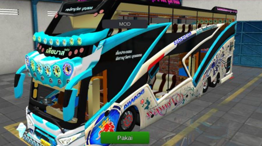 Mod Bussid Bus Thailand Full Modif Full Anim