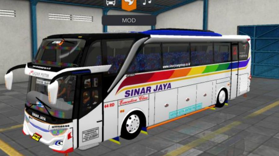 Mod Bussid Bus Sinar Jaya JB3+ HDD