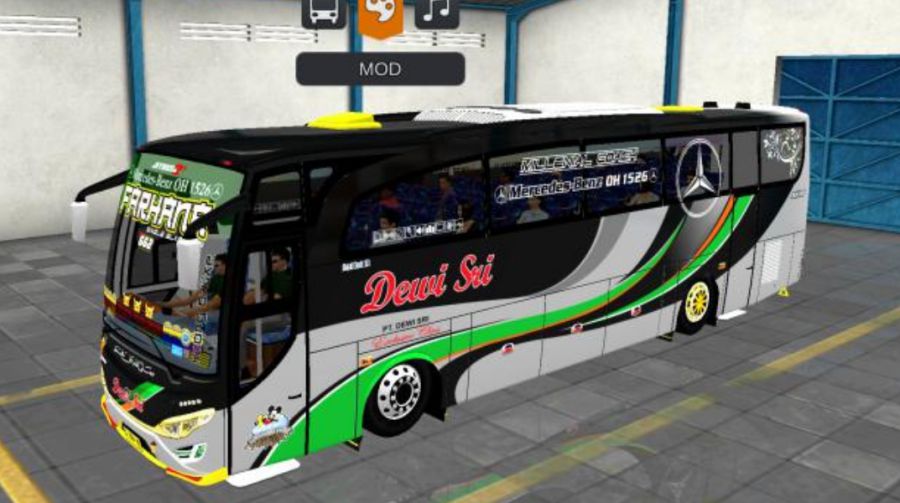 Mod Bussid Bus Dewi Sri JB2HD