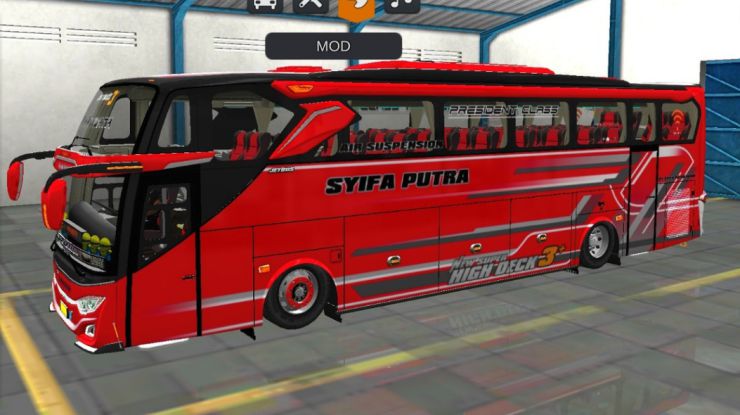 Mod Bussid Syifa Putra Red