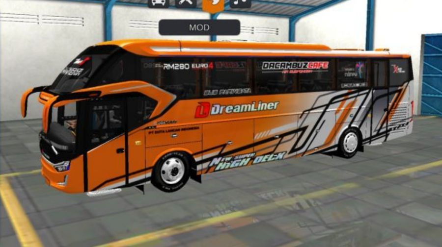 Mod Bussid Bus RM280 SR3 XHD