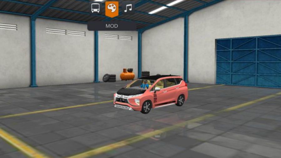 Mod Bussid Mobil Mitsubishi Xpander Pinky Sticker