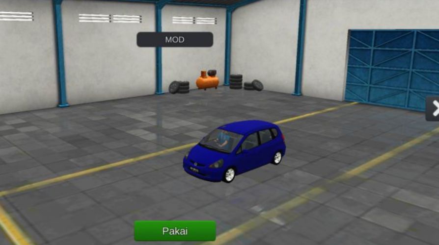 Mod Bussid Mobil Honda Jazz GD Gen 1 Blue