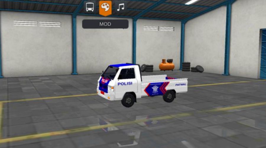 Mod Bussid Mobil Truck L300 Polisi