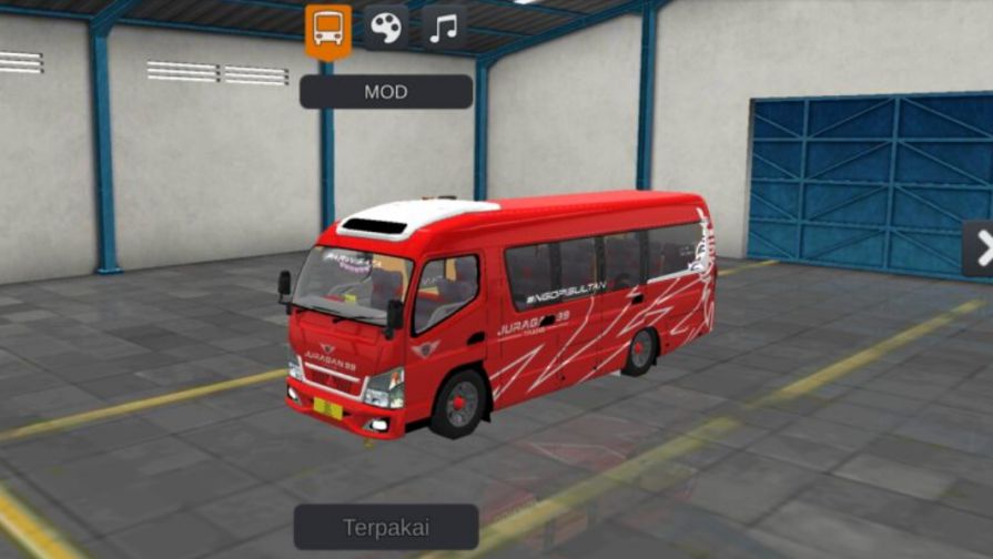 Mod Bussid Mobil Mitsubishi Elf Livery Juragan 99