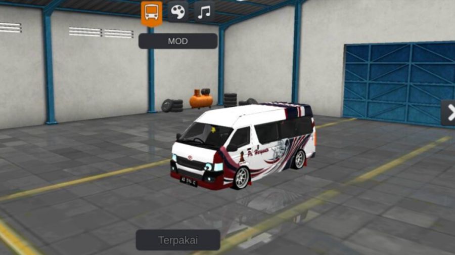 Mod Bussid Mobil Elf Hiace Livery Haryanto