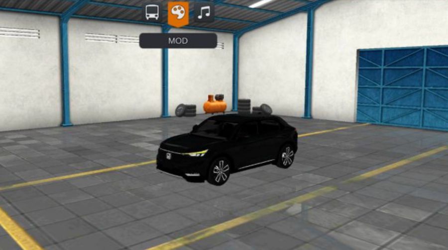 Mod Bussid Mobil Honda HR-V 2022 Black