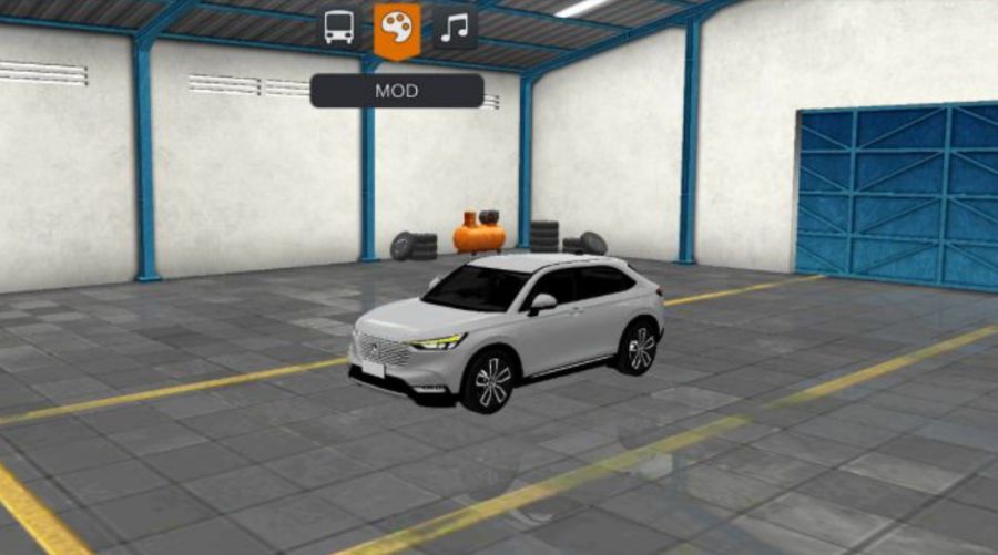 Mod Bussid Mobil Honda HR-V 2022 Grey