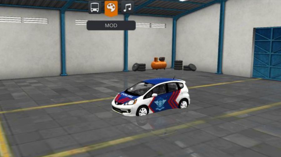 Mod Bussid Mobil Police Car Honda Jazz