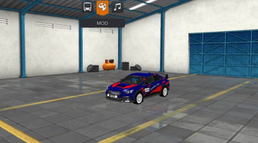 Mod Bussid Mobil Subaru WRX Rally Look