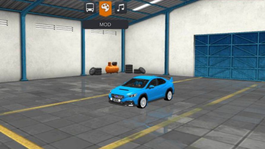 Mod Bussid Mobil Subaru WRX Sedan 2023 Blue 1