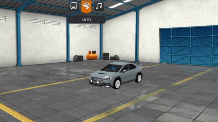 Mod Bussid Mobil Subaru WRX Sedan 2023 Premium Silver