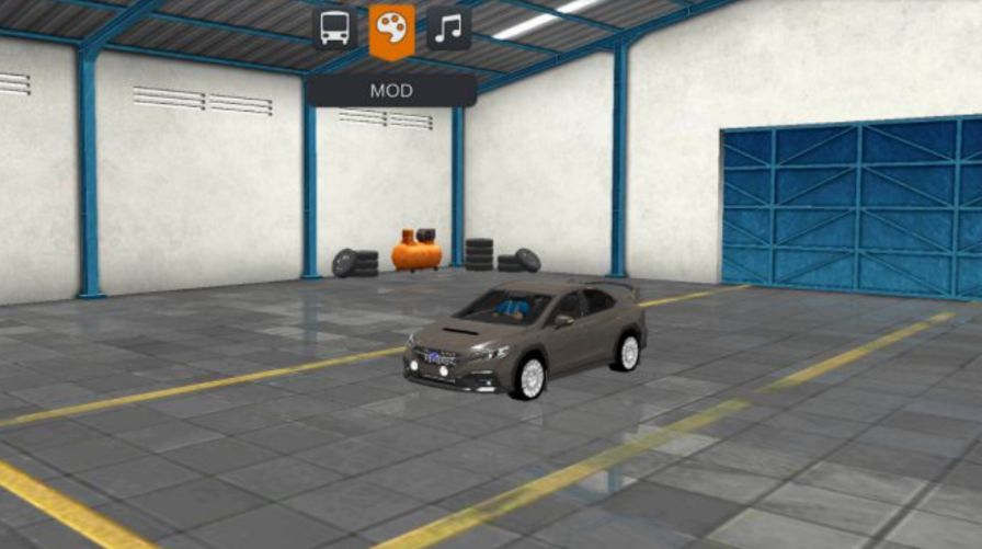 Mod Bussid Mobil Subaru WRX Sedan 2023 Magma Grey