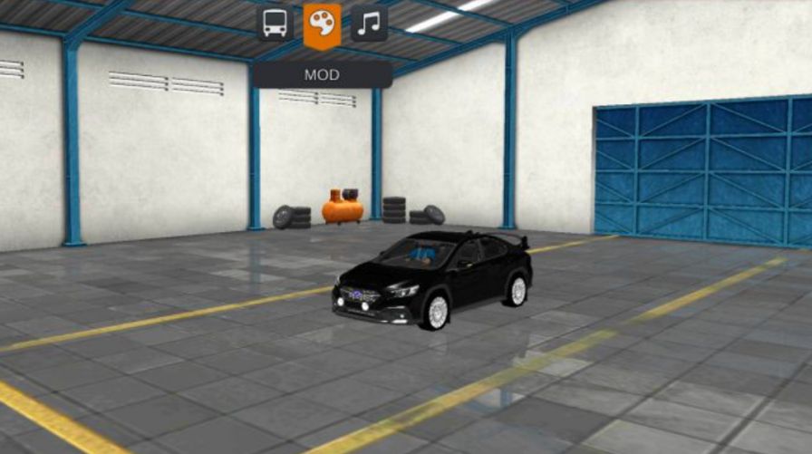 Mod Bussid Mobil Subaru WRX Sedan 2023 Black