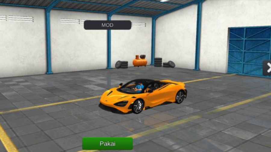 Mod Bussid Mobil McLaren Orange 2020