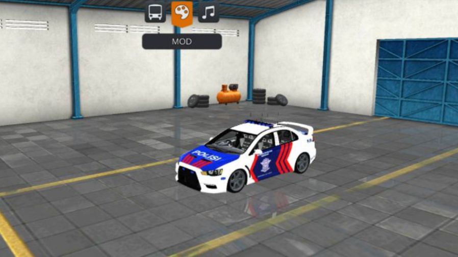 Mod Bussid Mobil Mitsubishi Lancer Evo X Polisi Patwal