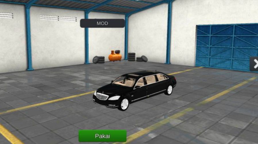 Mod Bussid Mobil Mercedes-Benz S6000 Guard