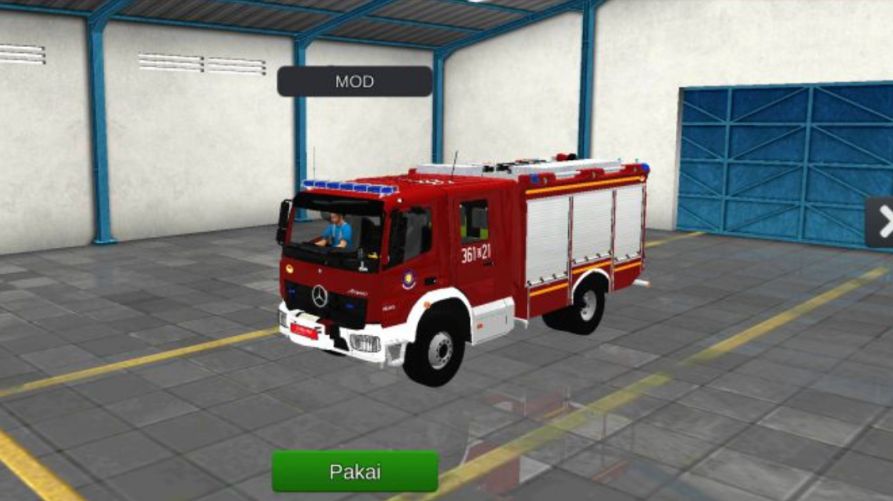 Mod Bussid Mobil Mercedes-Benz Atego Damkar