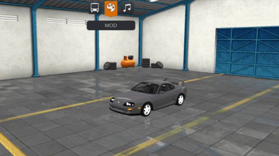 Mod Bussid Mobil Toyota Supra Dark